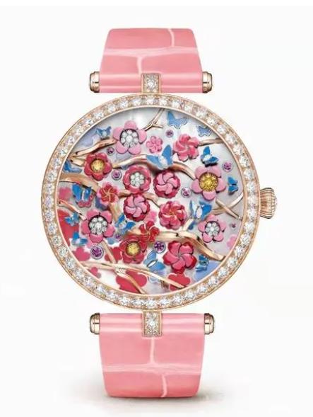 Van Cleef&Arpels新品腕表——用花卉显示时间